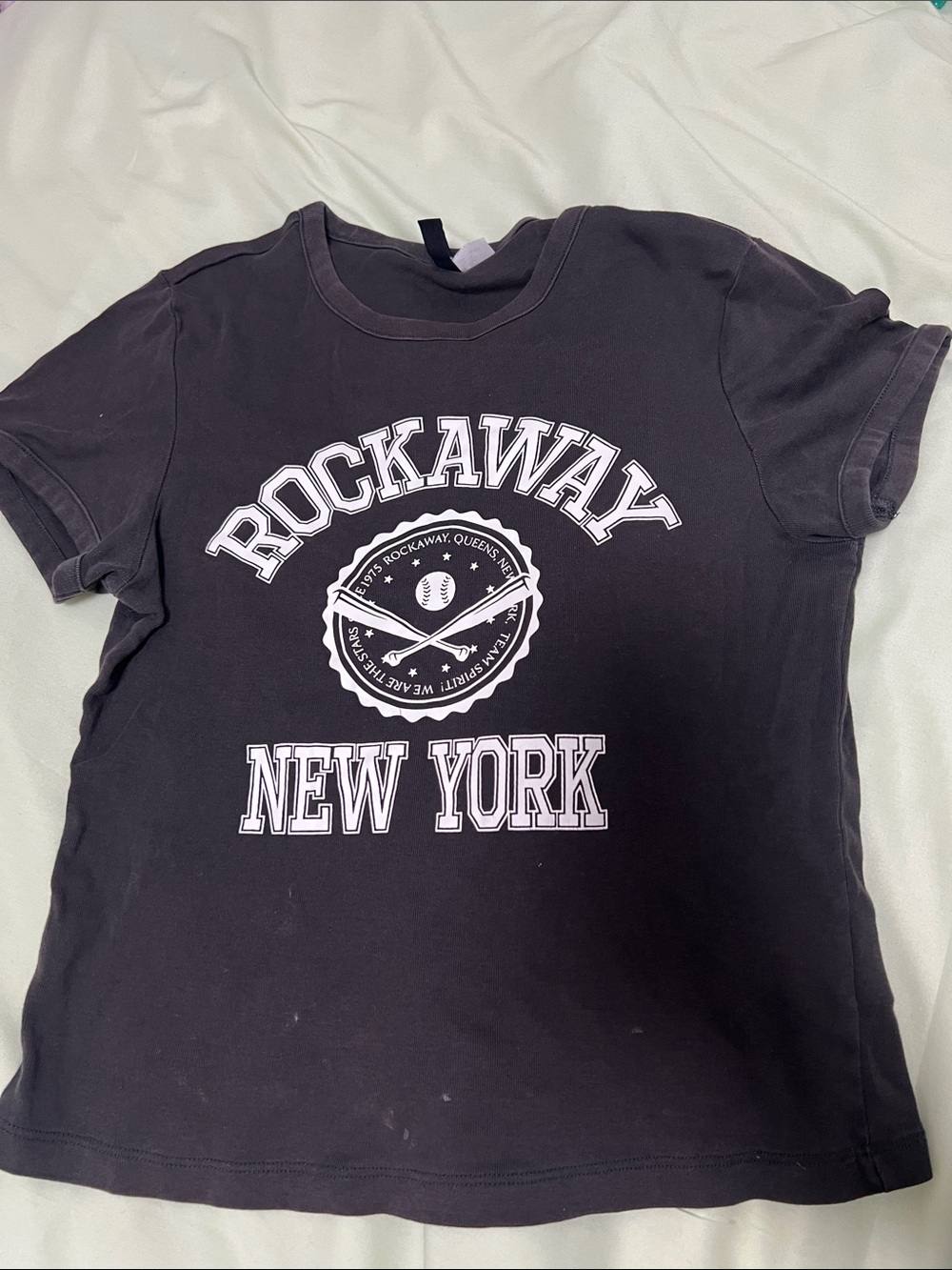 Divided Black Rockaway New York Graphic Tee